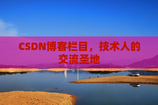 CSDN博客栏目，技术人的交流圣地